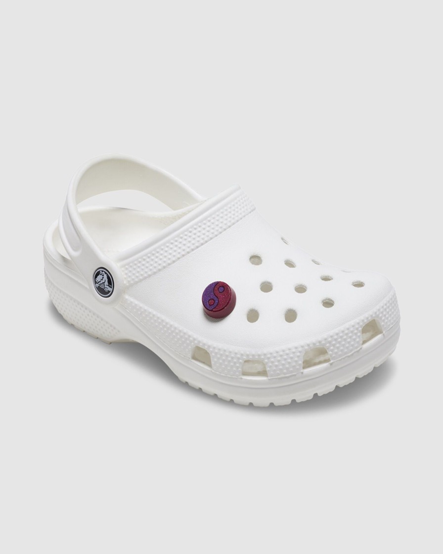 Clearance CROCS Glitter Pink Yin Yang Jibbit