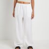 Wholesale SUBTITLED Kai Linen Draw Pants In White