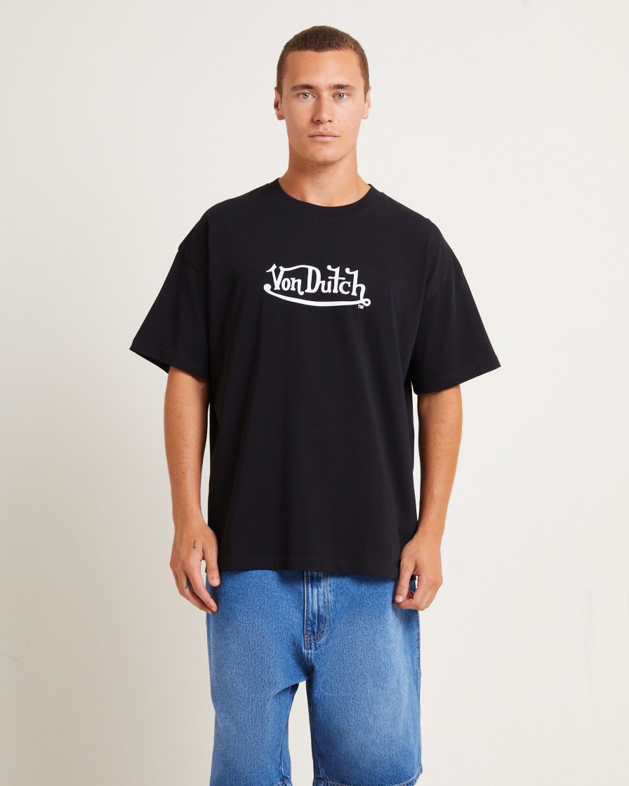 Wholesale VON DUTCH Logo Mens Short Sleeve T-Shirt