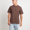 Online AFENDS Thrown Out Recycled Retro Fit T-Shirt In Earth Brown