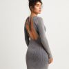 Clearance INSIGHT Acid Rave Rib Knit Mini Dress