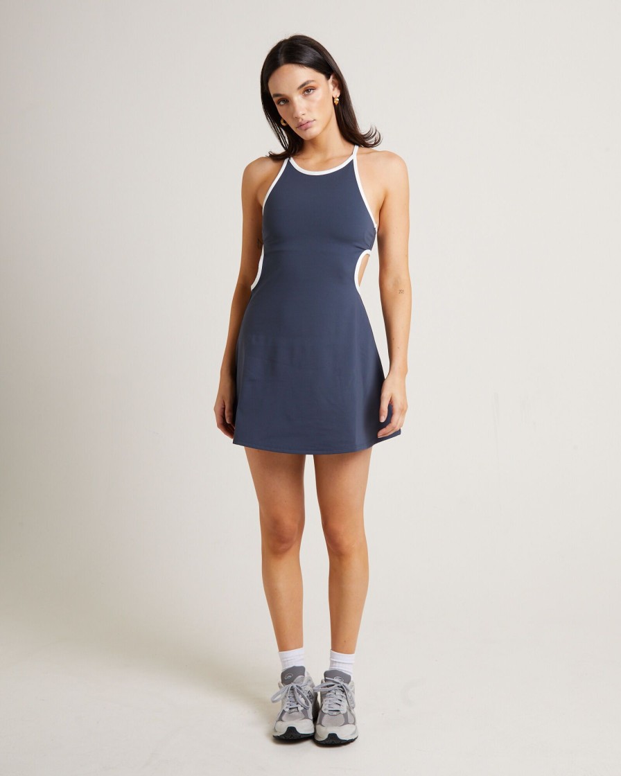 Clearance SUBTITLED SPORTS CLUB Sports Club Contrast Dress In Midnight