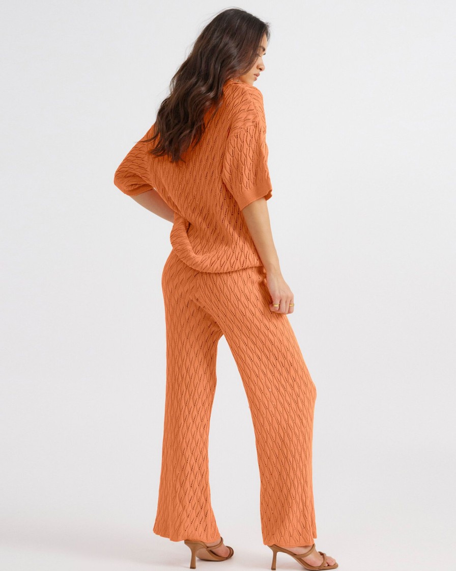 Best SNDYS Claire Pants In Orange