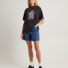 Wholesale AFENDS Gravity Hemp Oversized Tee Stone Black