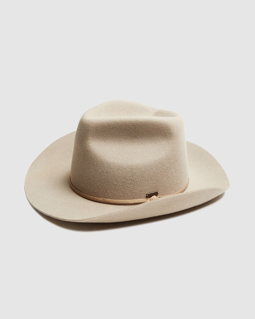 Online BRIXTON Duke Cowboy Hat Timber Wolf