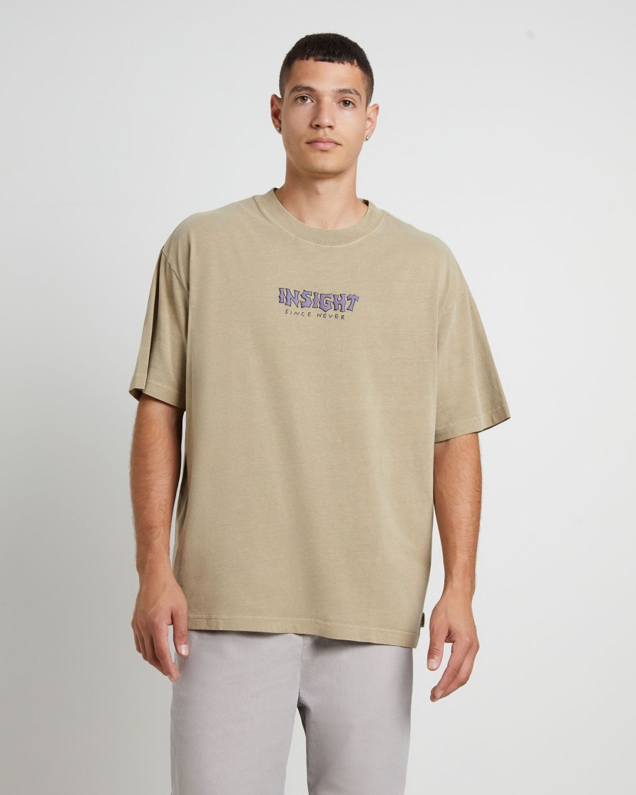 Online INSIGHT Since Never Short Sleeve T-Shirt In Taupe