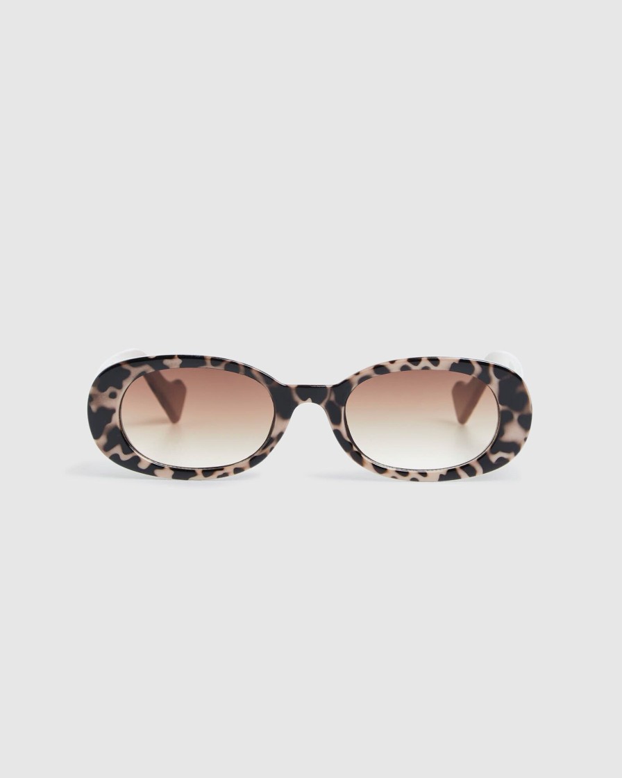 Best PETA AND JAIN Jones Sunglasses Mushroom Leopard