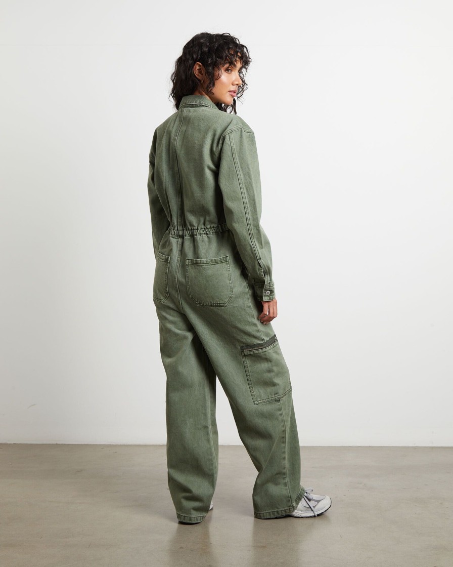 Best INSIGHT Patti Overalls In Forest Green