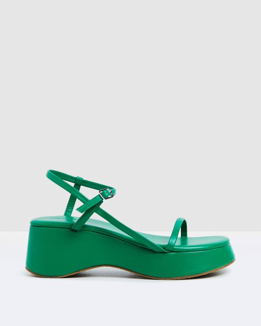 Best ALICE IN THE EVE Lola Flatform Sandals Fern Green