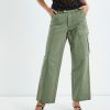 New ONE TEASPOON Khaki New Fiction Wide Lgg Cargo Jeans