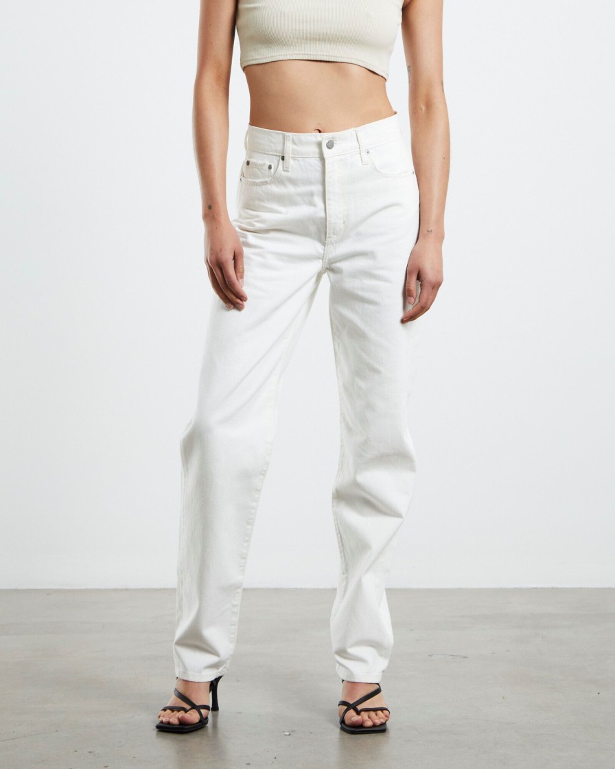 Hot NOBODY DENIM Andi Jeans Fantasised White