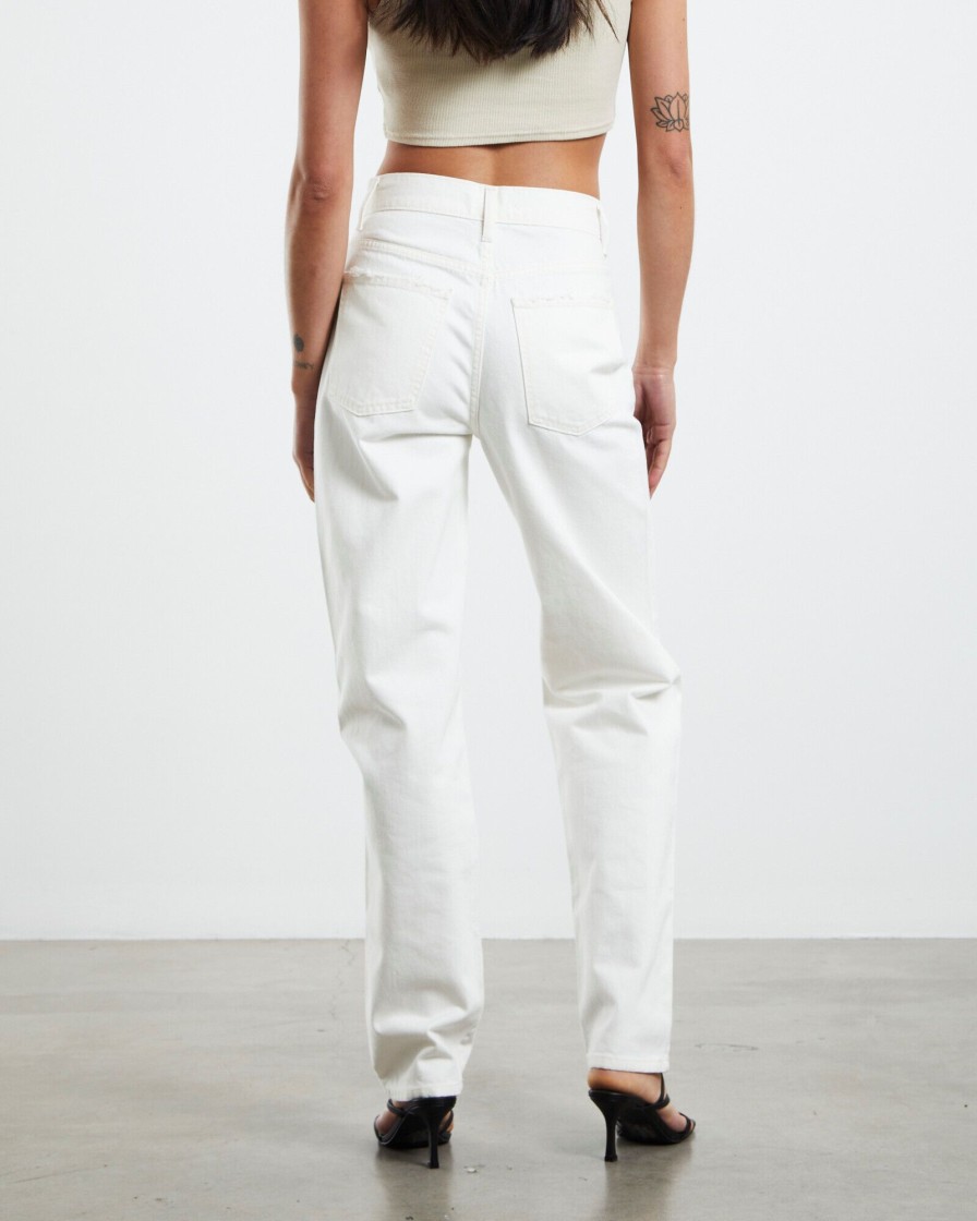 Hot NOBODY DENIM Andi Jeans Fantasised White