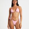 Hot SUBTITLED Halter Bikini Top In Baby Pink