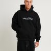 Online RUSTY Freeway Hooded Fleece Jumper Black