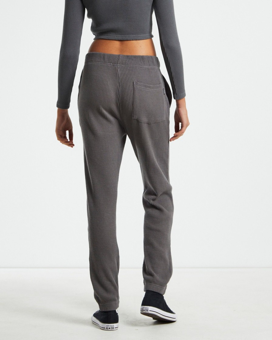 Hot AFENDS Recycled Waffle Track Pants Steel Grey