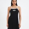 Hot X GIRL Basic Oval Logo Tennis Dress Black