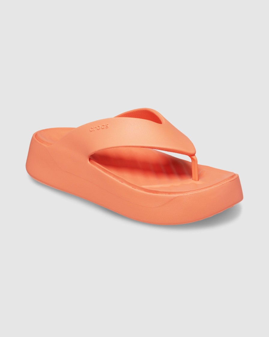 Online CROCS Getaway Platform Flip Flops In Sunkissed